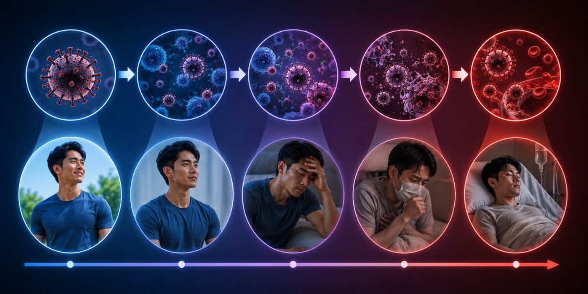 HIV พัฒนาไปเป็น AIDS อย่างไรเมื่อไม่รักษา