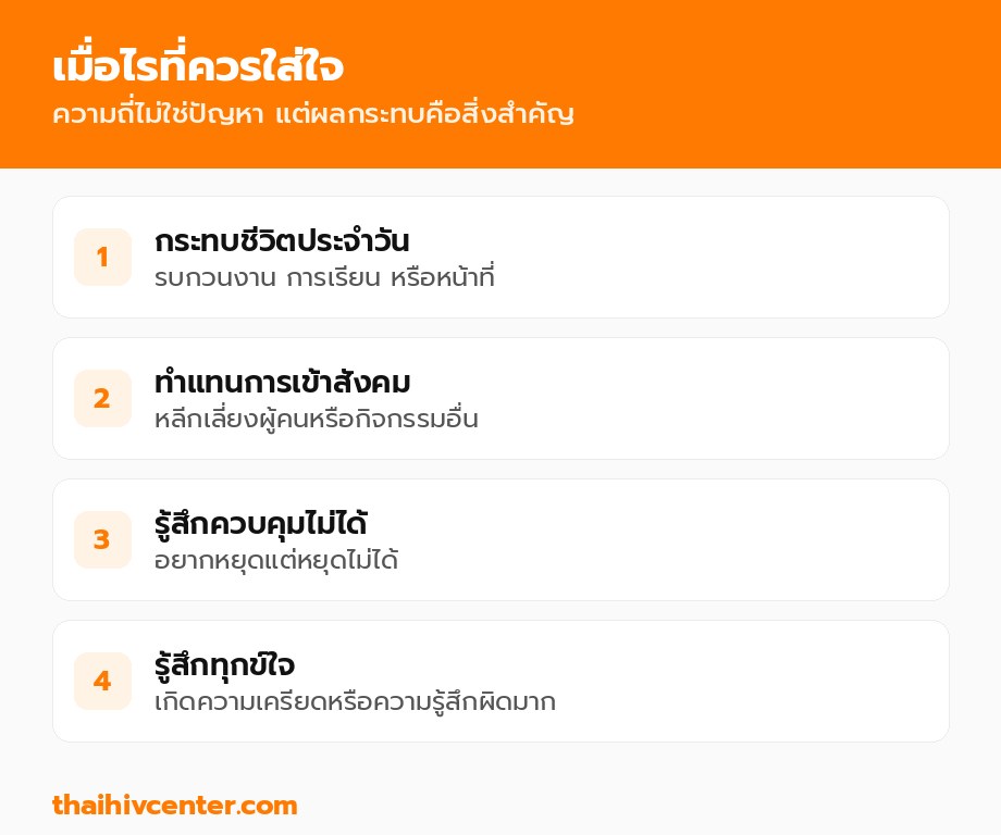 เมื่อไรที่ควรใส่ใจเรื่องการช่วยตัวเอง